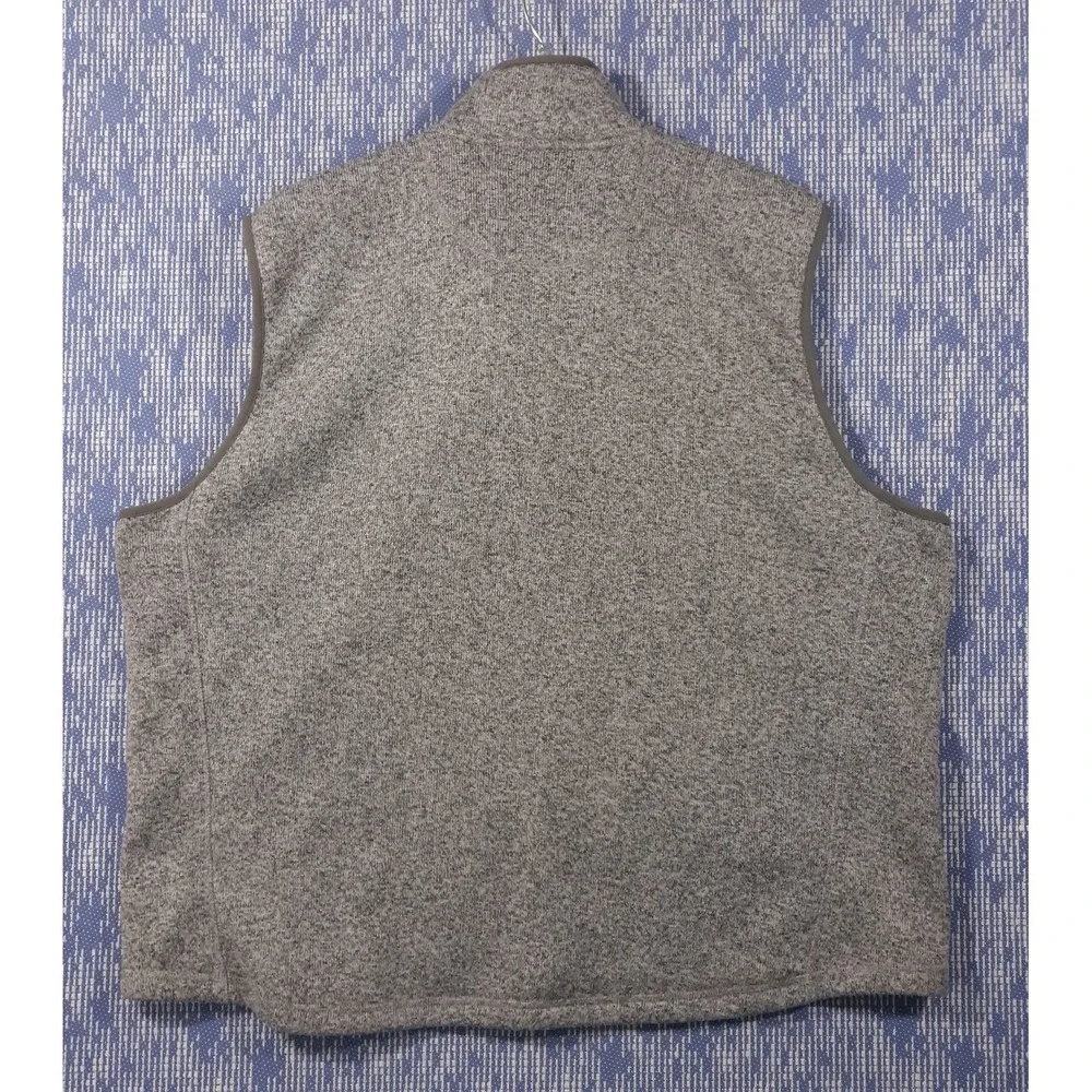 L.L. Bean Vest Mens 3XL Slightly Fitted Full Zip Gray Outdoor Travel Hiking